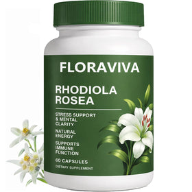 Flacon de 60 capsules de Rhodiola Rosea Raipult vue de face