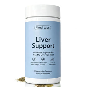 Flacon de 60 capsules de RitauI Labs soutien hépatique vue de face