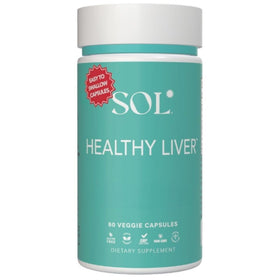 Flacon de 60 capsules de Sol Nutrition Foie Sain