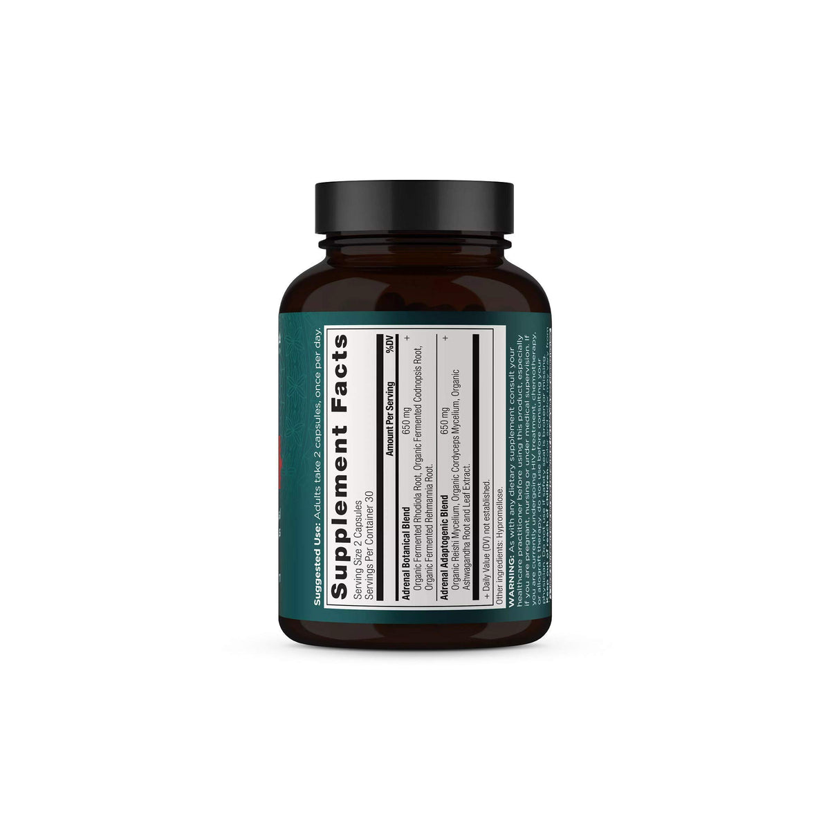 Flacon de 60 capsules de soutien surrénalien Ancient Nutrition