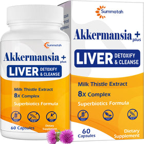 Flacon de 60 capsules de Summatah avec Akkermansia et Chardon-Marie