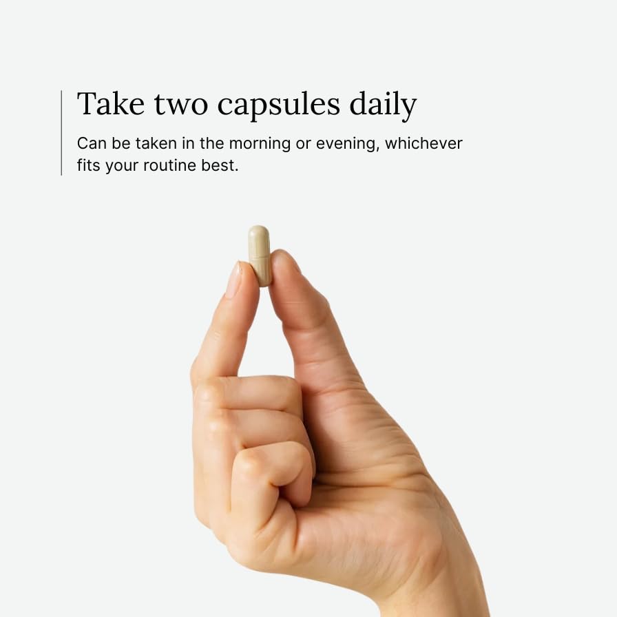 Flacon de 60 capsules Dear Apothecary avec étiquette claire
