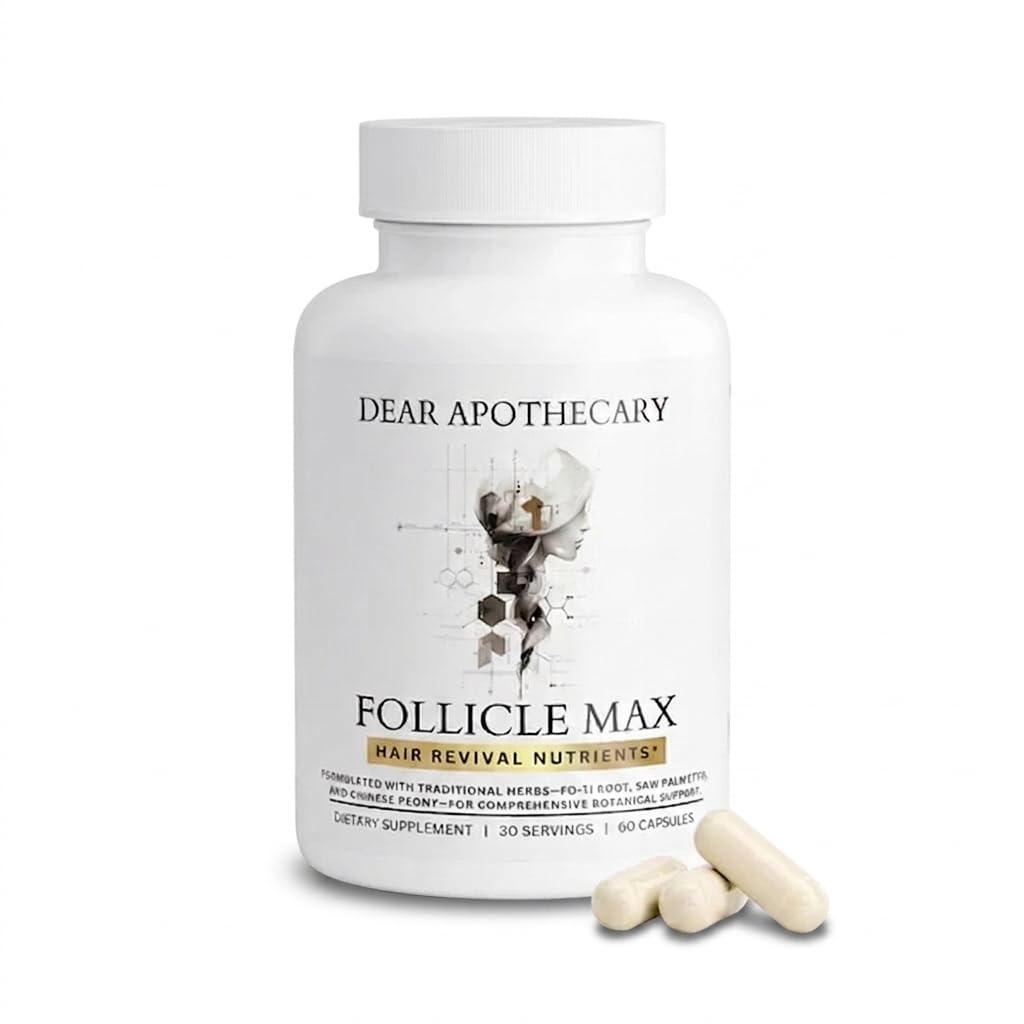 Flacon de 60 capsules Dear Apothecary pour la croissance des cheveux