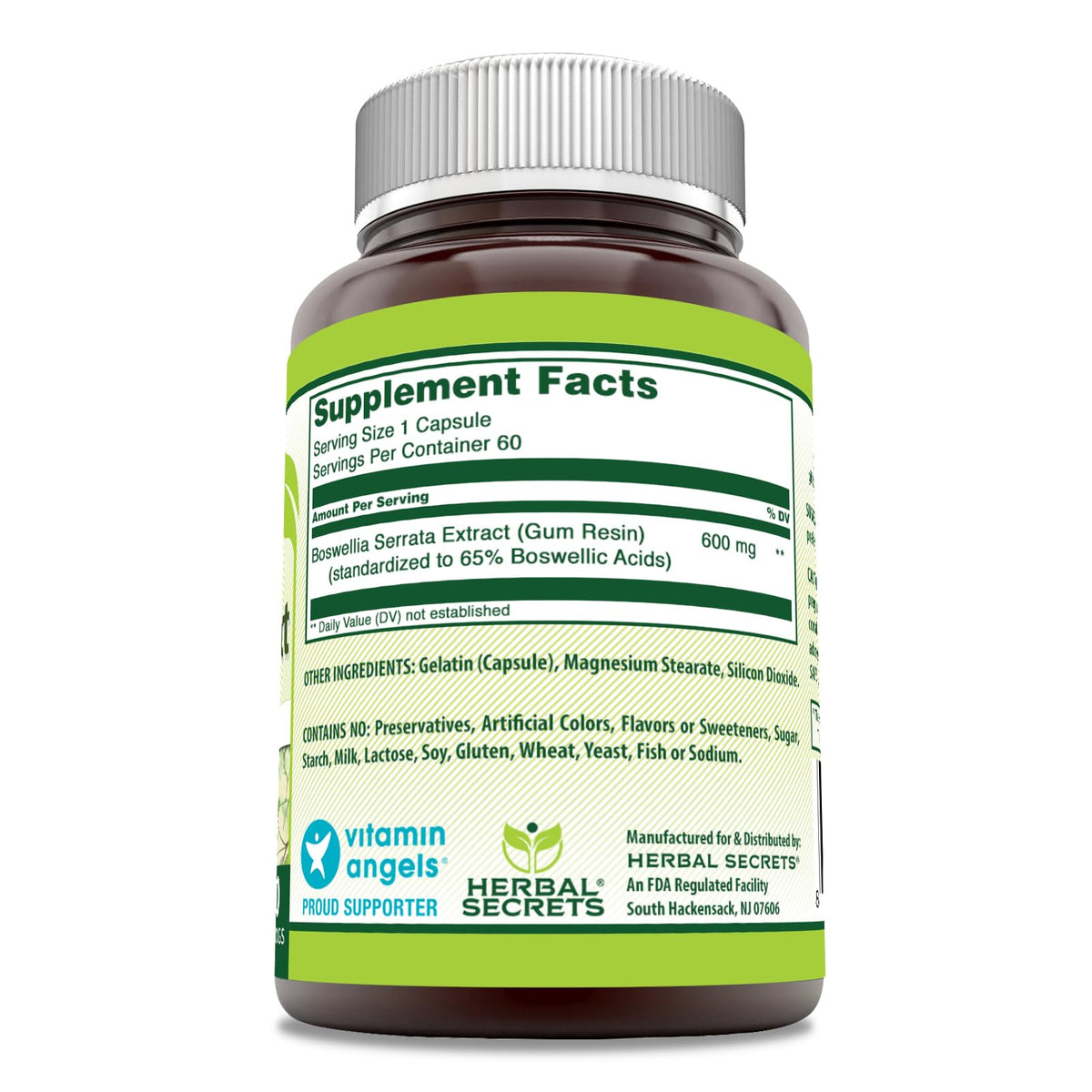 Flacon de 60 capsules Herbal Secrets Boswellia Serrata