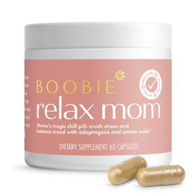 Flacon de 60 capsules Mama's Magic Chill Pill de Boobie Brands