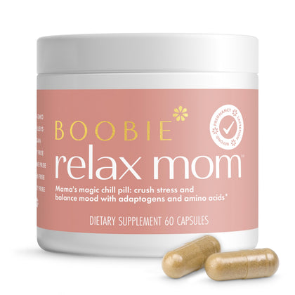 Flacon de 60 capsules Mama's Magic Chill Pill de Boobie Brands