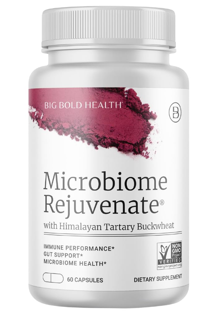 Flacon de 60 capsules Microbiome Rejuvenate de BIG BOLD HEALTH