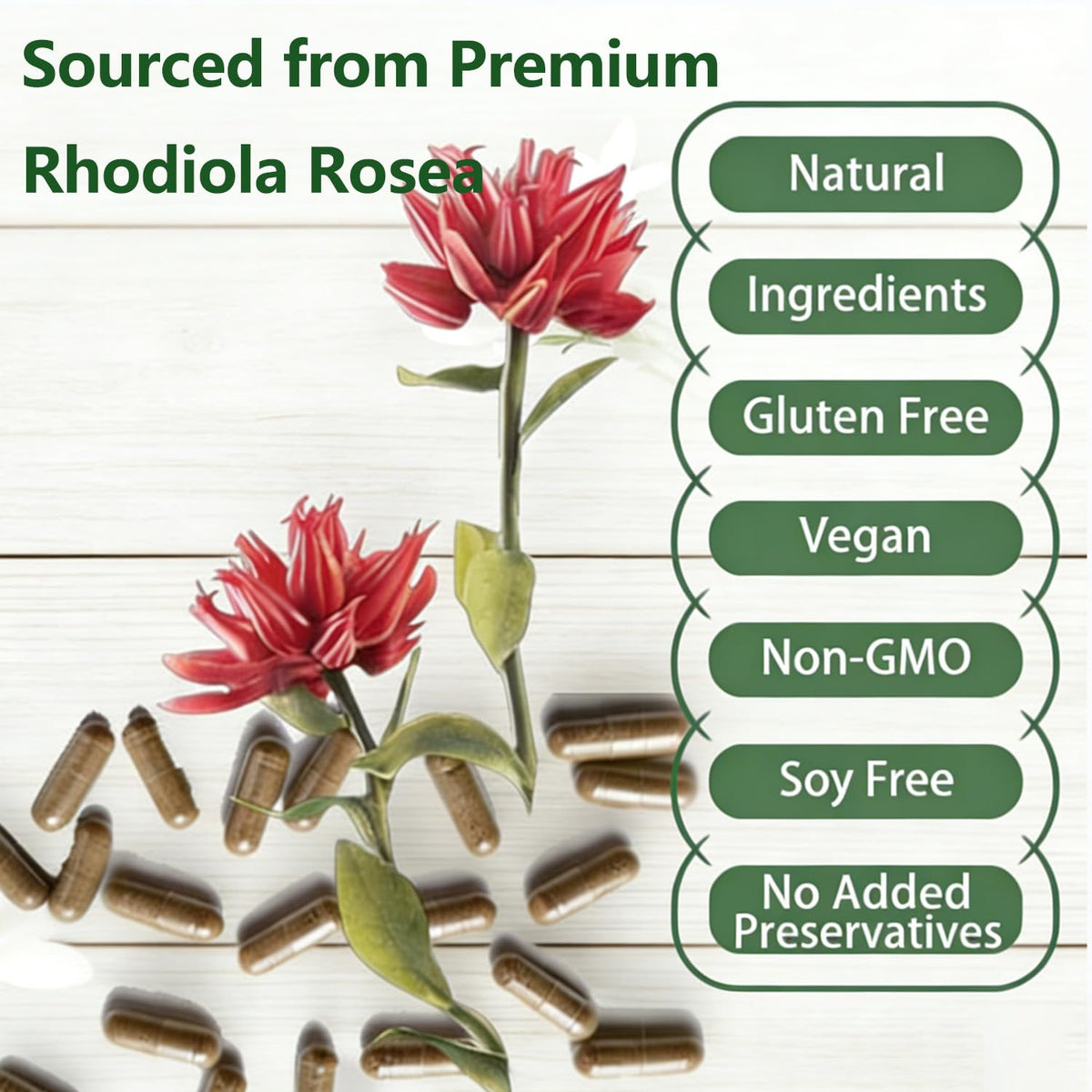 Flacon de 60 capsules Nerve Savior Rhodiola Rosea