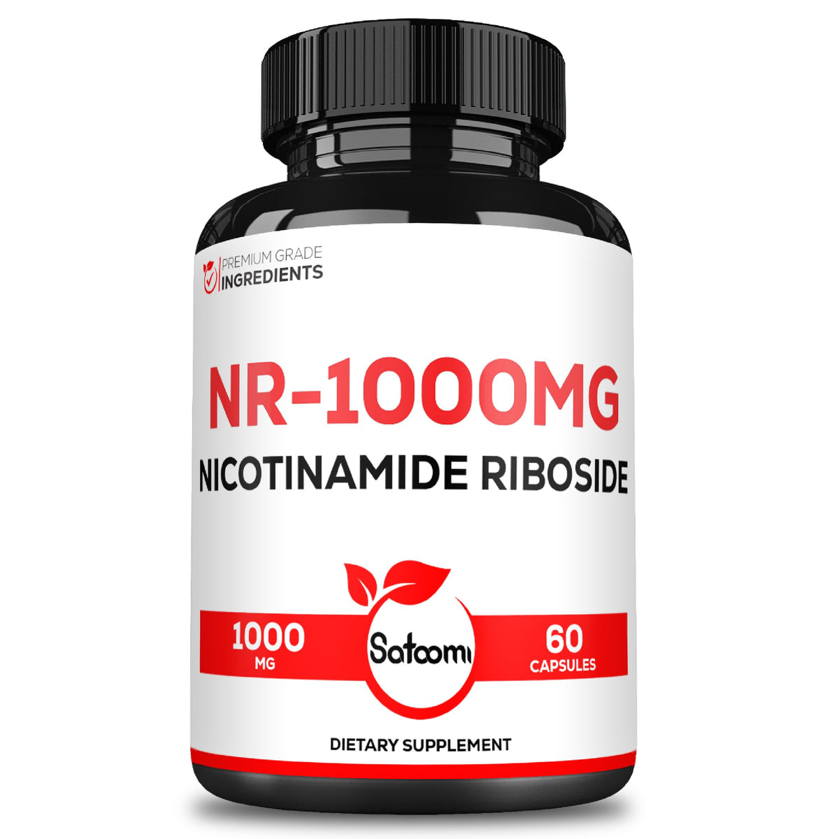 Flacon de 60 capsules végétales Satoomi Nicotinamide Riboside 1000mg
