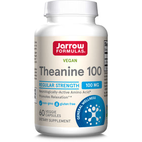 Flacon de 60 capsules végétariennes Jarrow Formulas Theanine 100 mg