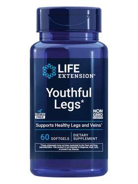 Flacon de 60 gélules de Life Extension Youthful Legs