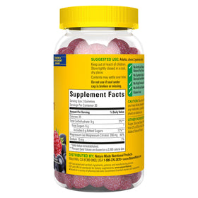 Flacon de 60 gummies Nature Made Magnésium Citrate ouvert