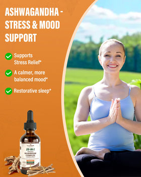 Flacon de 60 ml d'Anven Health avec gouttes sur une cuillère