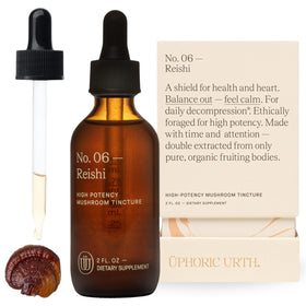 Flacon de 60 ml d'extrait de champignon Reishi avec pipette