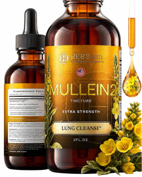 Flacon de 60 ml d'extrait de feuille de molène HEBS LAB.