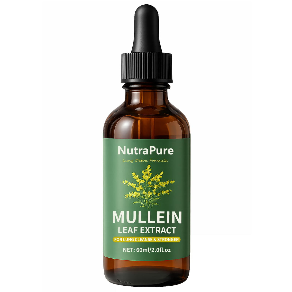 Flacon de 60 ml d'extrait de Mullein Bio SCEZROB vue avant