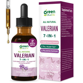 Flacon de 60 ml d'extrait de racine de valériane green Herb Vibe