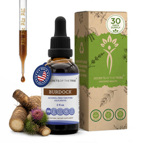 Flacon de 60 ml d'extrait liquide de bardane Secrets of the Tribe