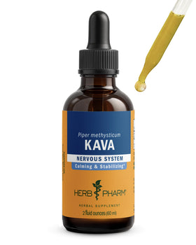 Flacon de 60 ml d'extrait liquide de racine de Kava Herb Pharm
