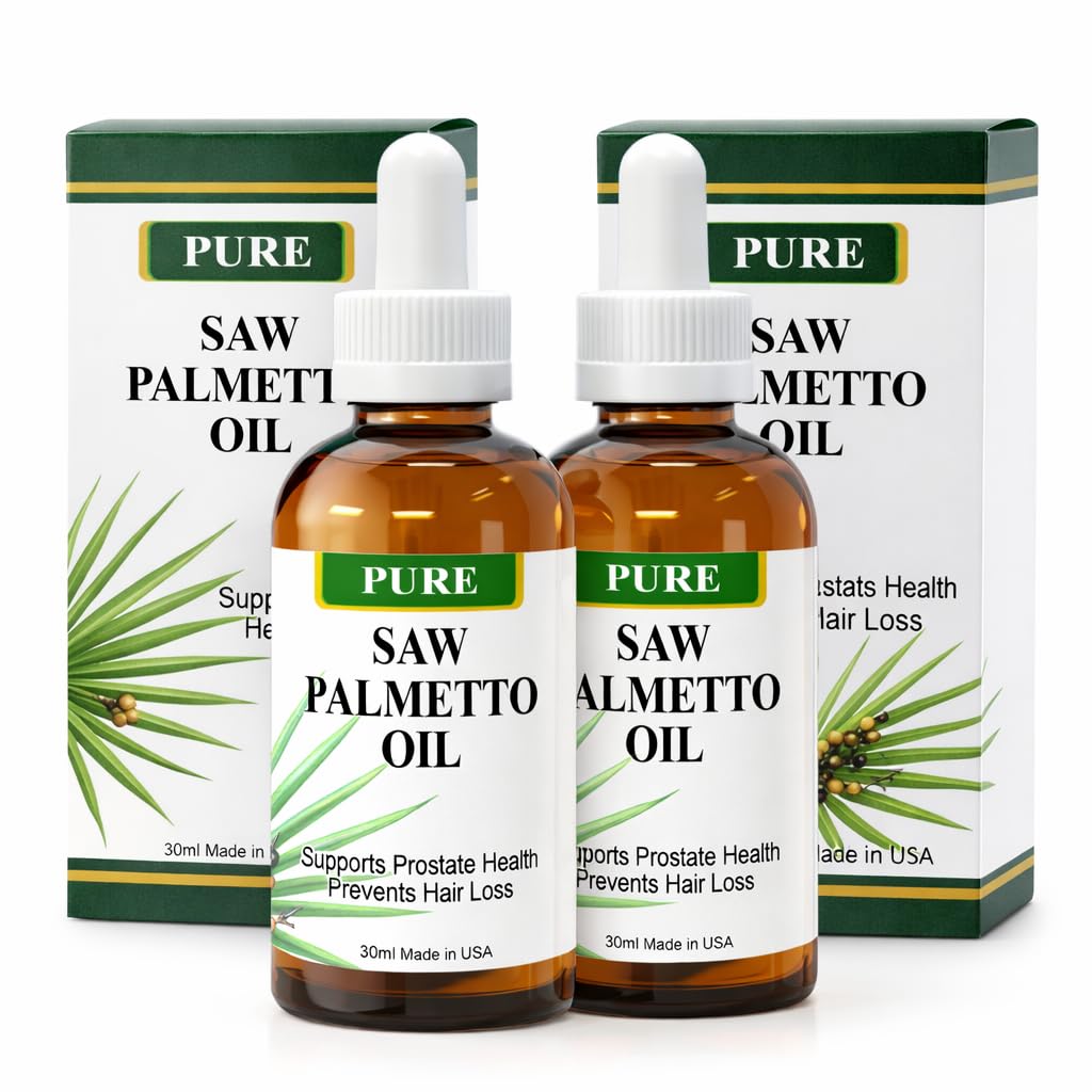 Flacon de 60 ml d'huile de Saw Palmetto PHYTO LIFE vue de face