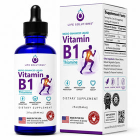 Flacon de 60 ml de complément alimentaire B1 liquide Life Solutions