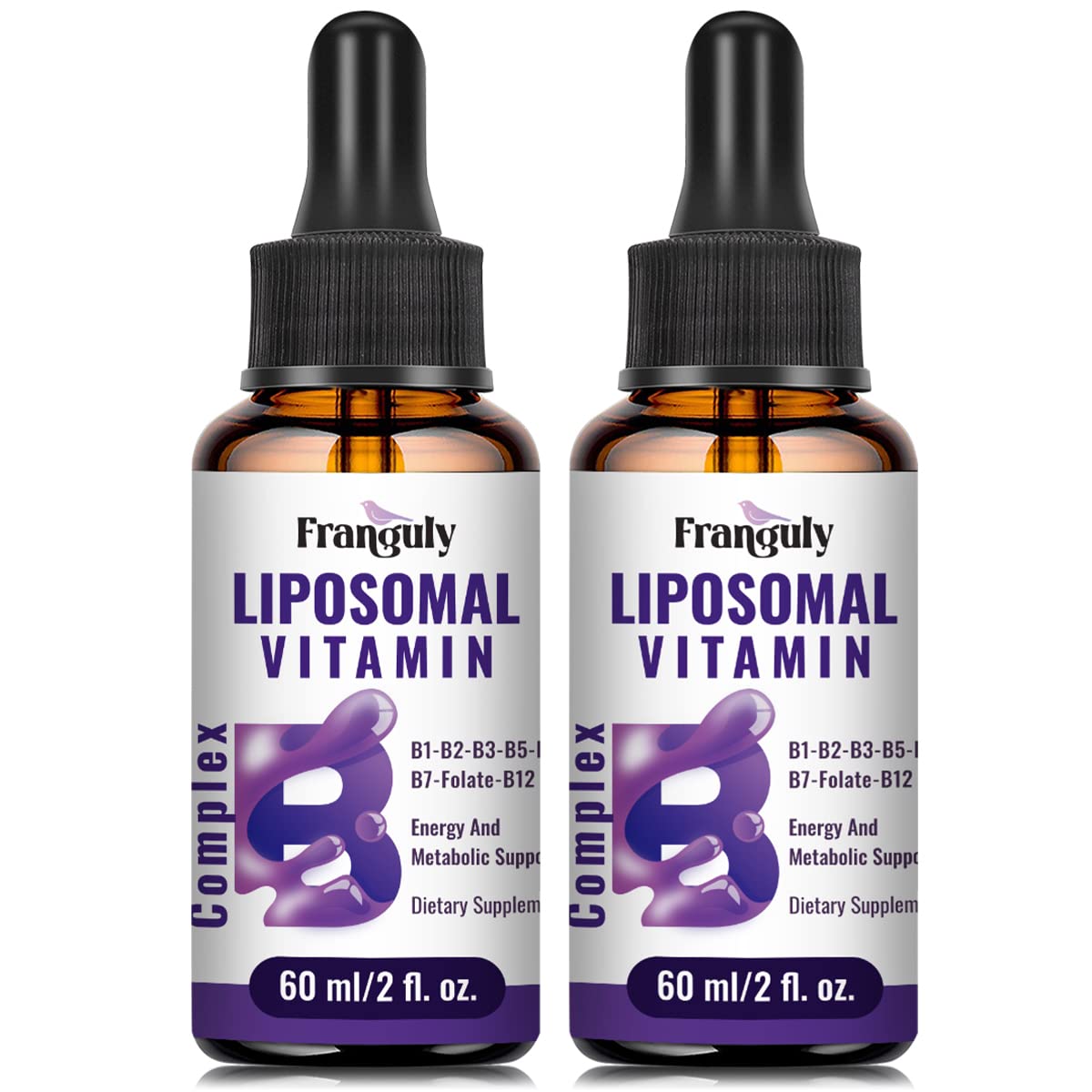 Flacon de 60 ml de Franguly B Complex Liposomal