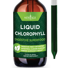 Flacon de 60 ml de gouttes de chlorophylle liquide NEW AGE