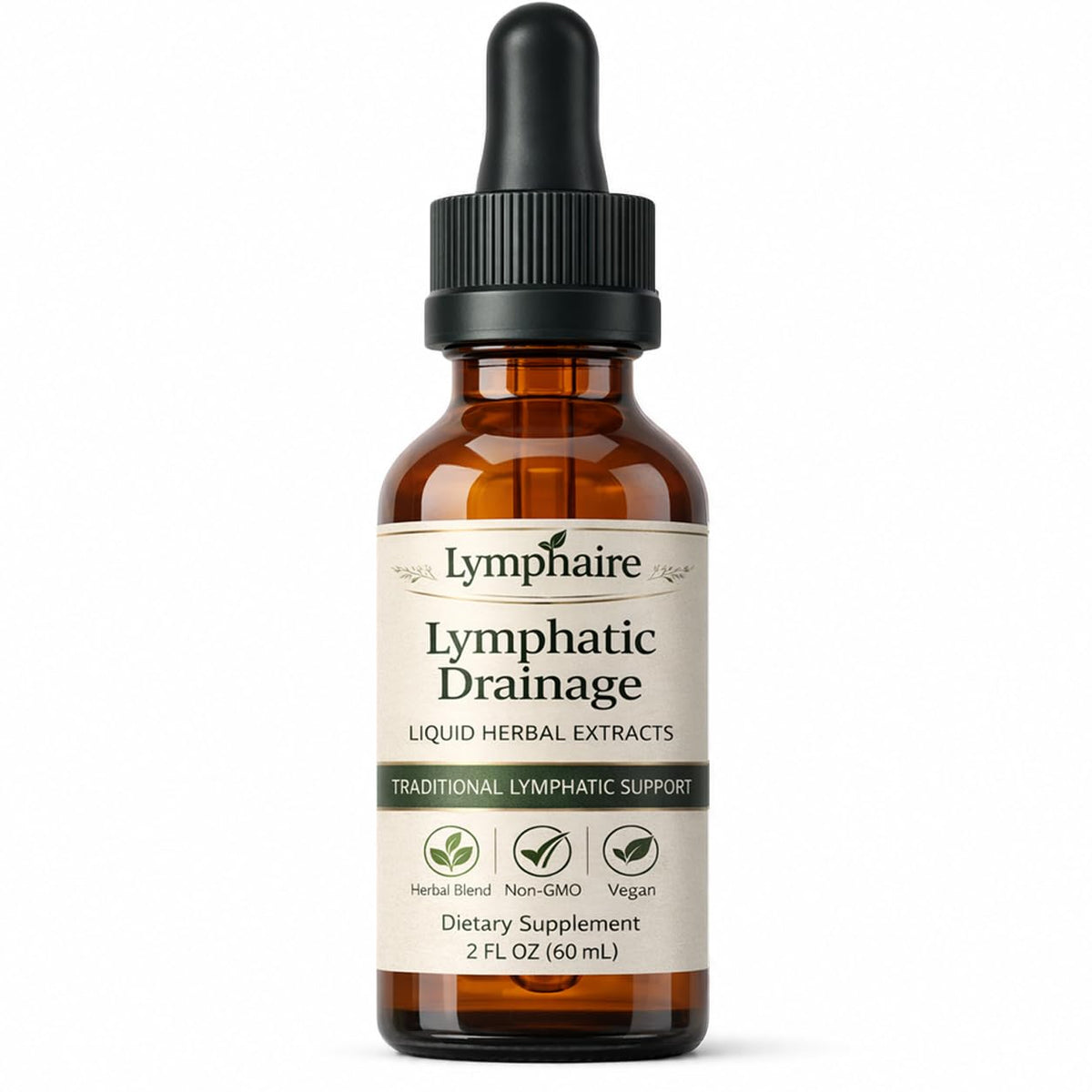 Flacon de 60 ml de gouttes de drainage lymphatique Aacnre