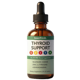 Flacon de 60 mL de Gouttes de Soutien Thyroïdien SAPURAIS vu de face