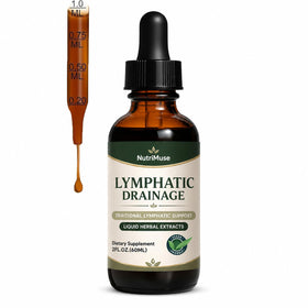 Flacon de 60 mL de Gouttes NutriMuse avec étiquette de Sureau et Échinacée