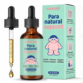 Flacon de 60 mL de Nettoyage des Parasites AURACORT, vue de face
