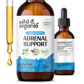 Flacon de 60 ml de Wild & Organic Soutien Surrénal avec gouttes