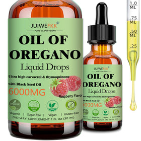 Flacon de 60ml d'huile d'origan et d'huile de graines noires JUIWEFKK