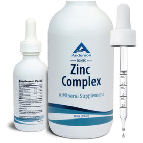 Flacon de 60ml de Complexe de Zinc Ionique de Mineral Resources International, Inc.
