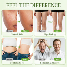 Flacon de 60ml de gouttes lymphatiques GREENPEOPLE avec étiquette