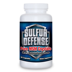 Flacon de 7 Lights Sulfur Defense Opti-MSM 90 gélules vue de face