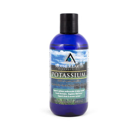 Flacon de 8 oz de complément alimentaire potassium Mother Earth Minerals