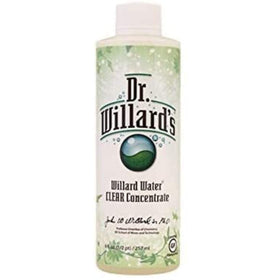 Flacon de 8 oz du Concentré Clair Willard Water vue de face