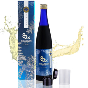 Flacon de 82X Collagène Marin Liquide 6000mg vue avant avec étiquette
