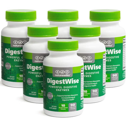 Flacon de 90 capsules d'enzymes daily de Naturenetics