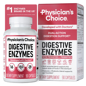 Flacon de 90 capsules d'enzymes daily Physician's CHOICE