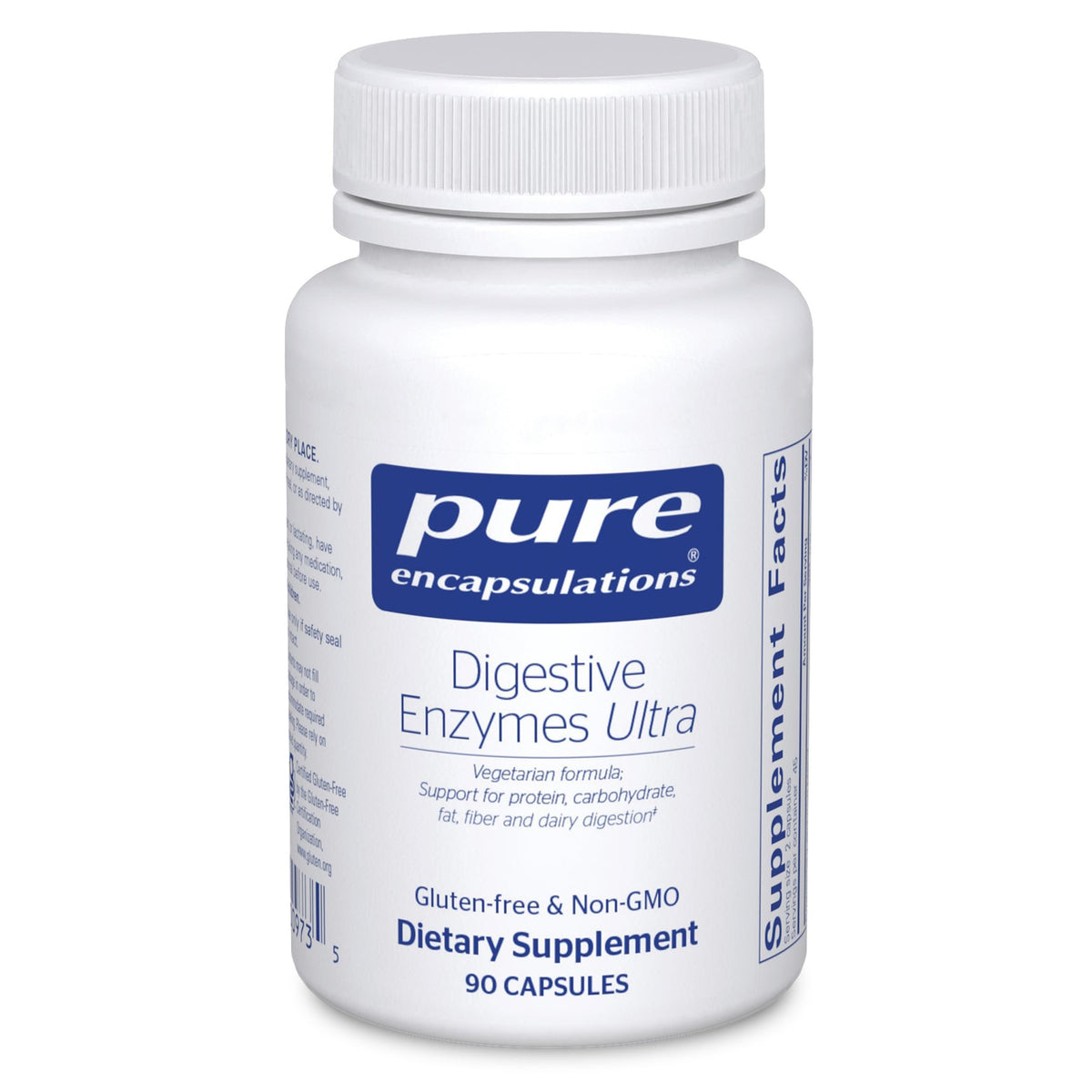 Flacon de 90 capsules d'Enzymes Ultra Pure Encapsulations