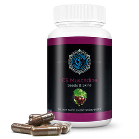 Flacon de 90 capsules d'extrait de graines de muscadine Common Sense Wellness