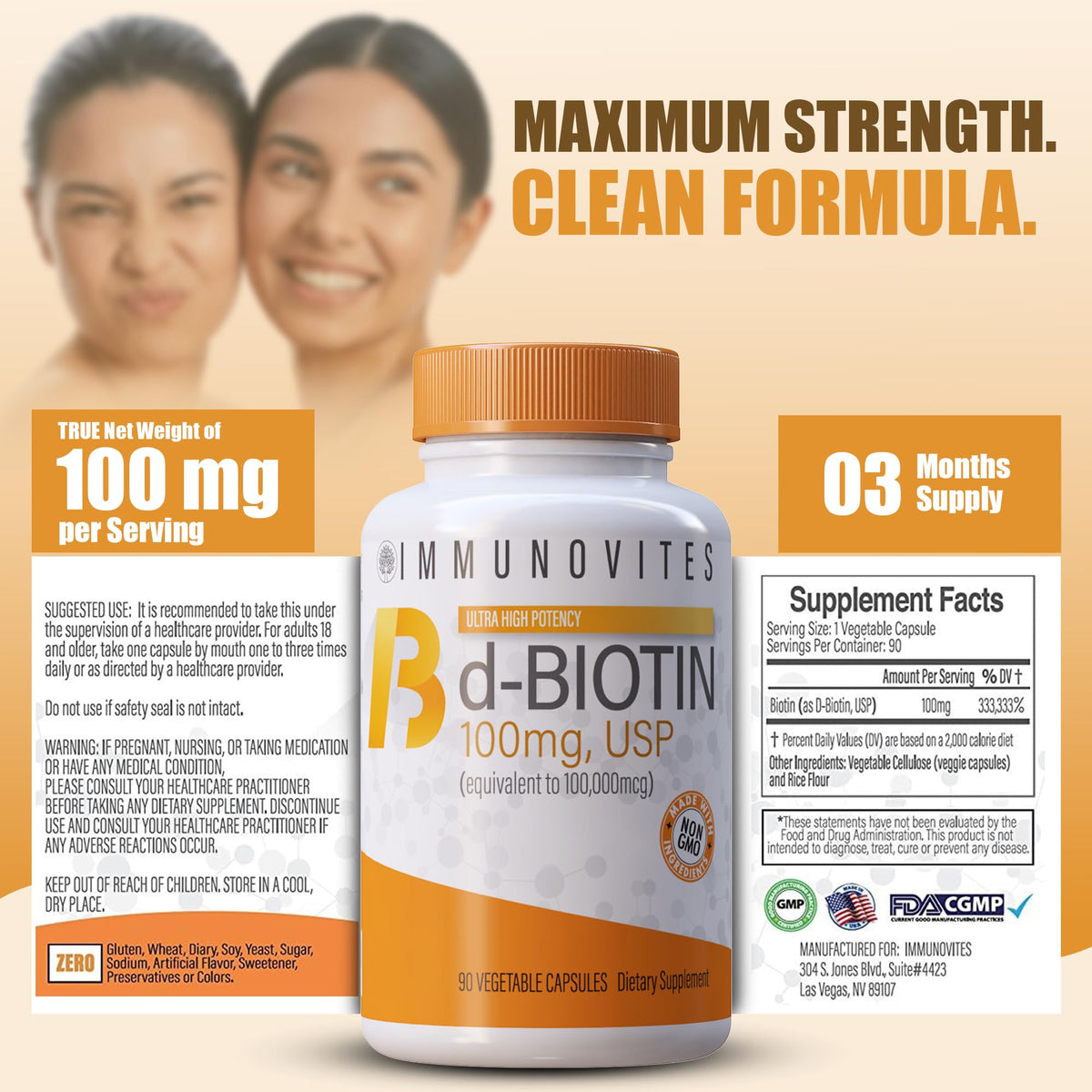 Flacon de 90 capsules daily wellness ouvert