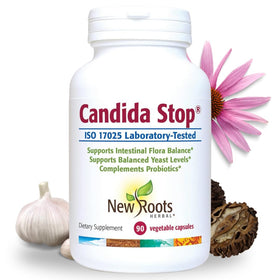 Flacon de 90 capsules de Candida Stop de NEW ROOTS HERBAL