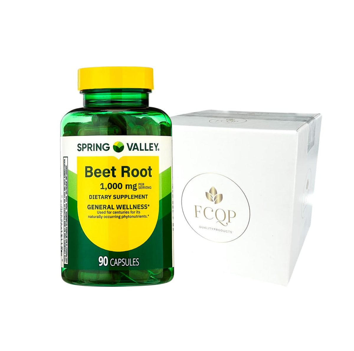 Flacon de 90 capsules de complément alimentaire de betterave FCQP