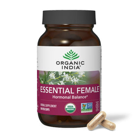 Flacon de 90 capsules de complément alimentaire essentiel pour femmes ORGANIC INDIA