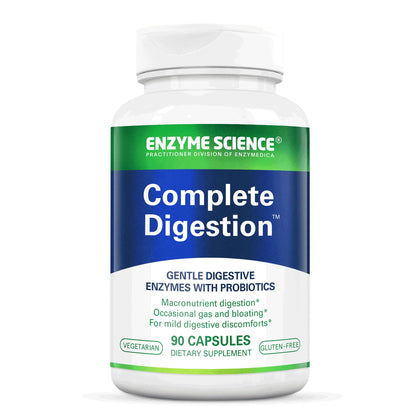 Flacon de 90 capsules de Enzyme Science Complément Alimentaire Multi-Enzymes