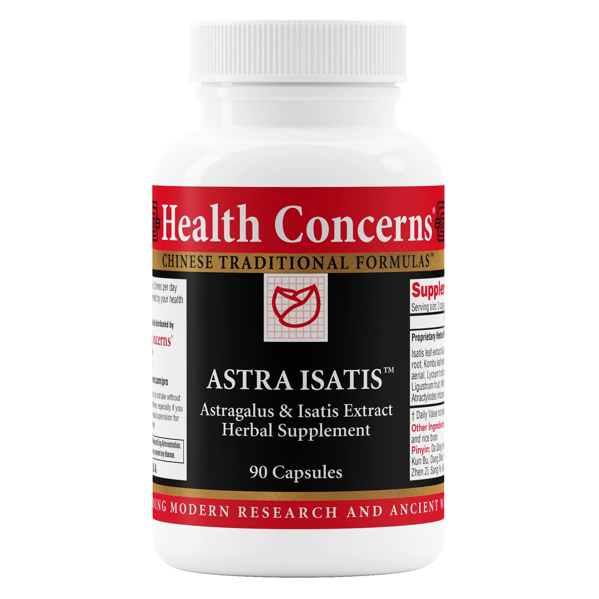 Flacon de 90 capsules de Health Concerns Astra Isatis