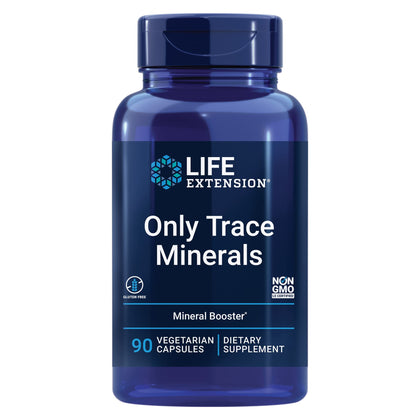 Flacon de 90 capsules de minéraux trace Life Extension